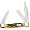 Case Cutlery Knife, Amber Bone CS Medium Stockman 00079 - alternate 1